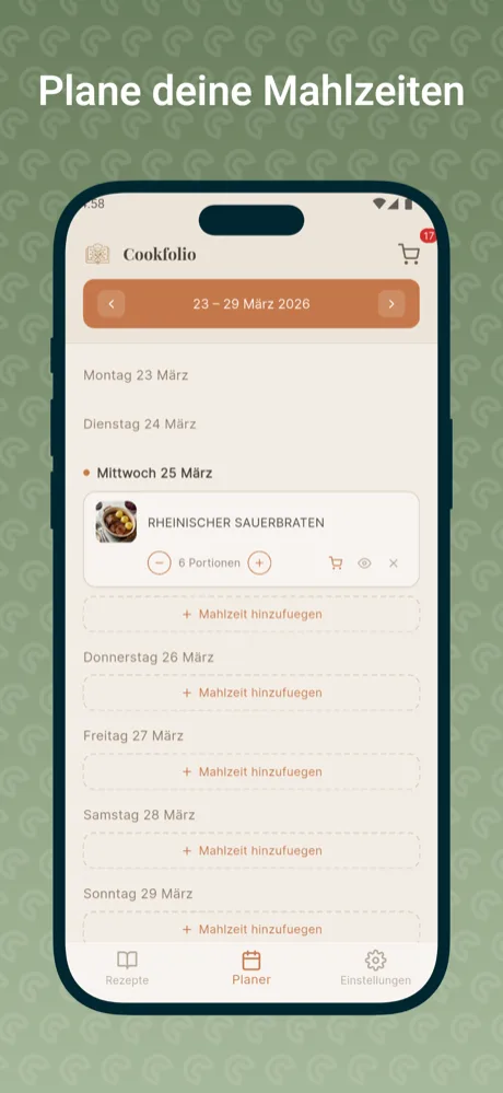 Essensplanung